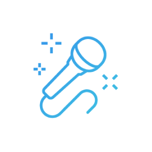 司会者・モデル・コンパニオンの手配 アイコン